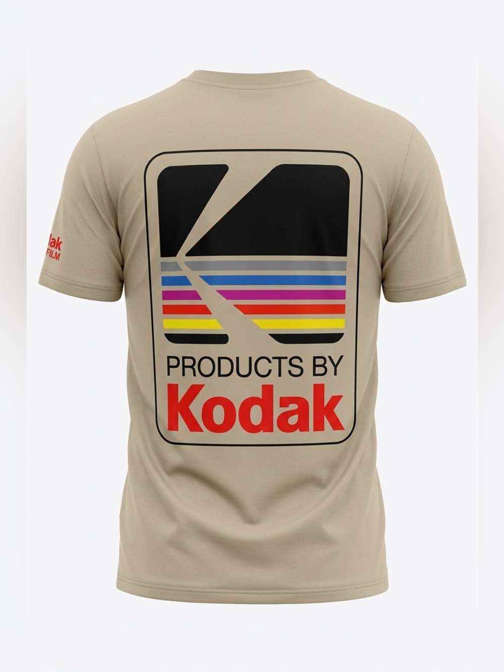 H&M Kodak Beige Graphic & Applique T-Shirt